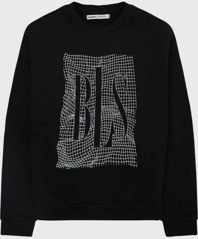 BLS Sweatshirts MATRIX CREWNECK 202403030 Black