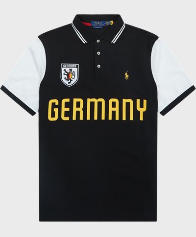 Polo Ralph Lauren T-shirts 710944671 GERMANY SS POLO SHIRT Sort