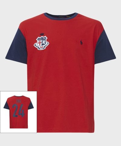 Polo Ralph Lauren T-shirts 710944675 ENGLAND SS T-SHIRT Rød