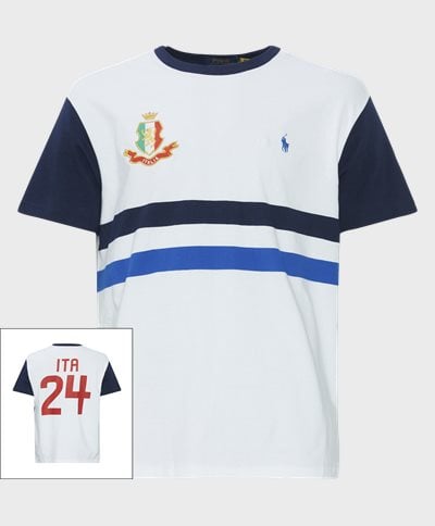 Polo Ralph Lauren T-shirts 710944676 ITALIA SS T-SHIRT Hvid