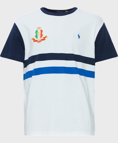 Polo Ralph Lauren T-shirts 710944676 ITALIA SS T-SHIRT Hvid