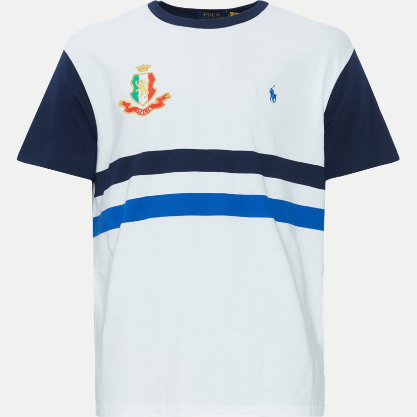 Polo Ralph Lauren T-shirts 710944676 ITALIA SS T-SHIRT HVID