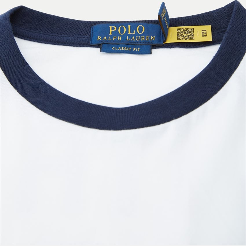 Polo Ralph Lauren T-shirts 710944676 ITALIA SS T-SHIRT HVID