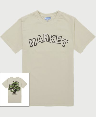 Market T-shirts COMMUNITY GARDEN TEE Sand
