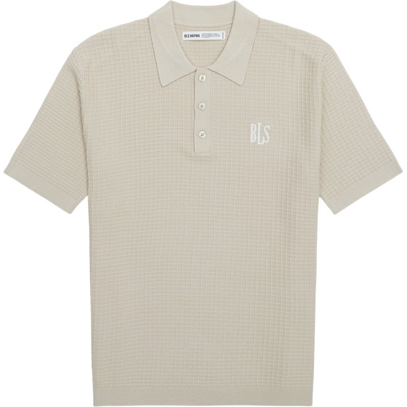 Bls Wilkins Knit Polo2403072 T-shirt Sand