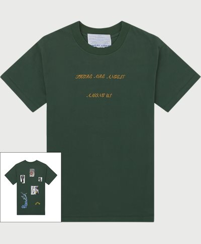 Jungles Jungles T-shirts ANGELS AMOUNG US TEE Grøn