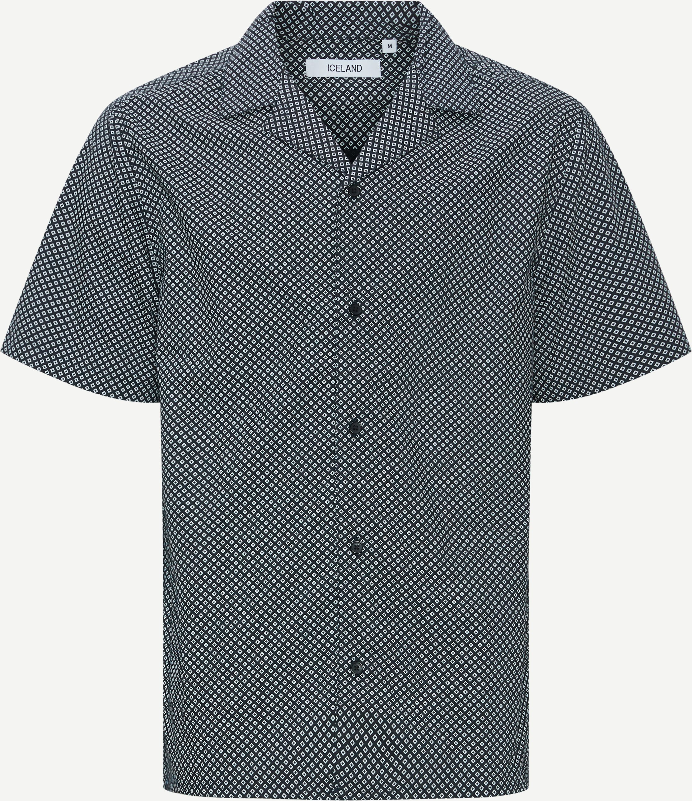 ICELAND Short-sleeved shirts CASTEL Black