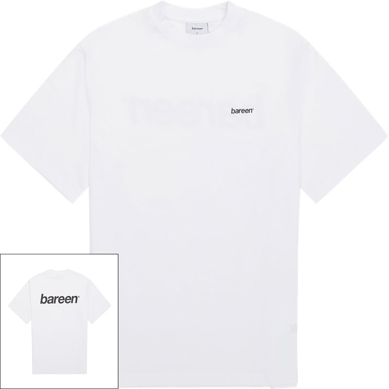 Bareen - Bard Box Fit Heavy T-shirt S Hvid herre