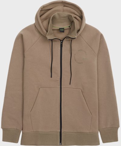 BOSS Green Sweatshirts 50523898 SNUGGEL Sand