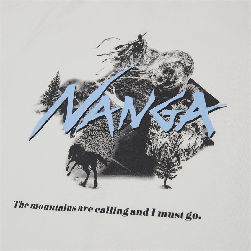 NANGA T-shirts 1G810-C NW2411 WHITE