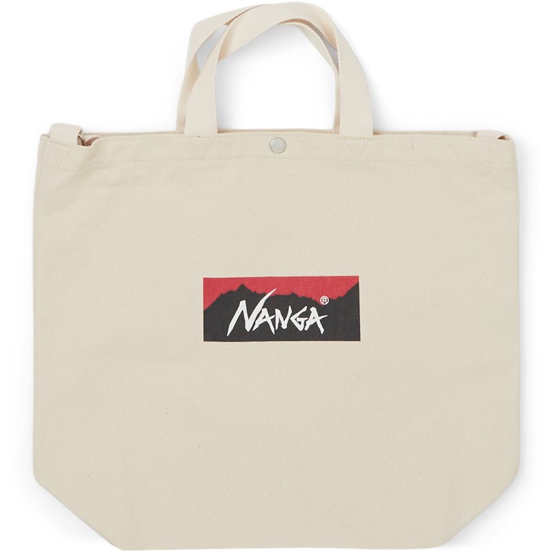 Nanga 3a504 Na2253 2-way Canvas Tote Bag Beige