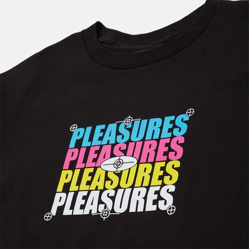 Pleasures T-shirts CMYK TEE BLACK