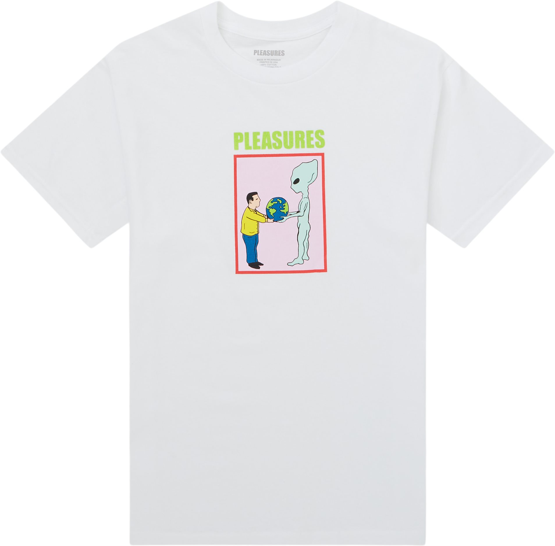 Pleasures T-shirts GIFT TEE Vit