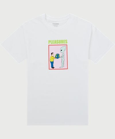 Pleasures T-shirts GIFT TEE White