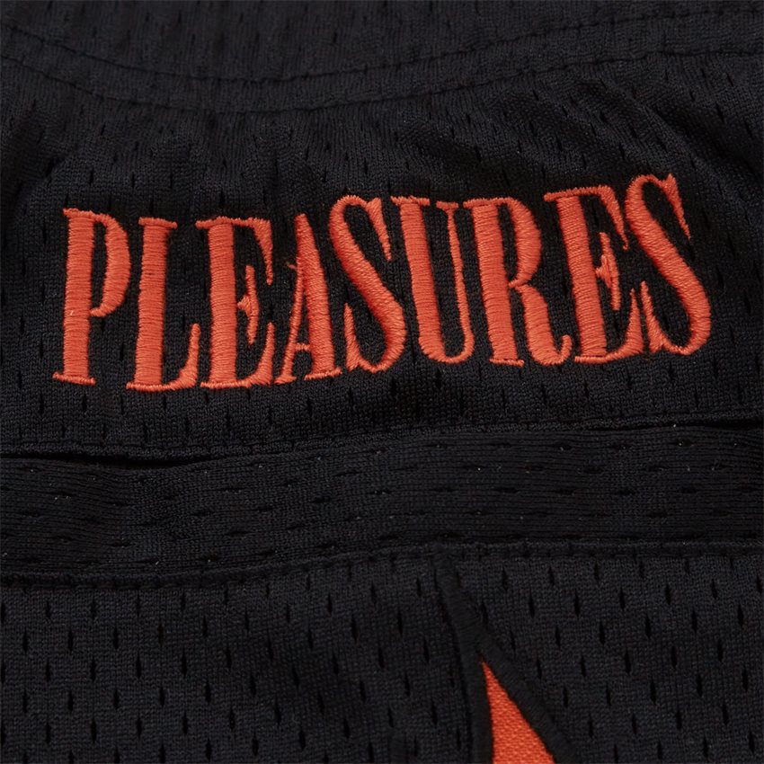 Pleasures Shorts FLAME MESH  BLACK