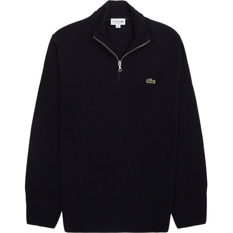 Lacoste Ah3052 1/4 Zip Knit Navy