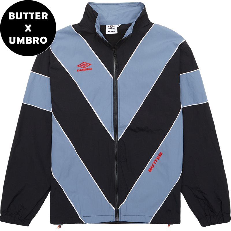 Butter Goods Diamond Tracksuit Jacket Sort