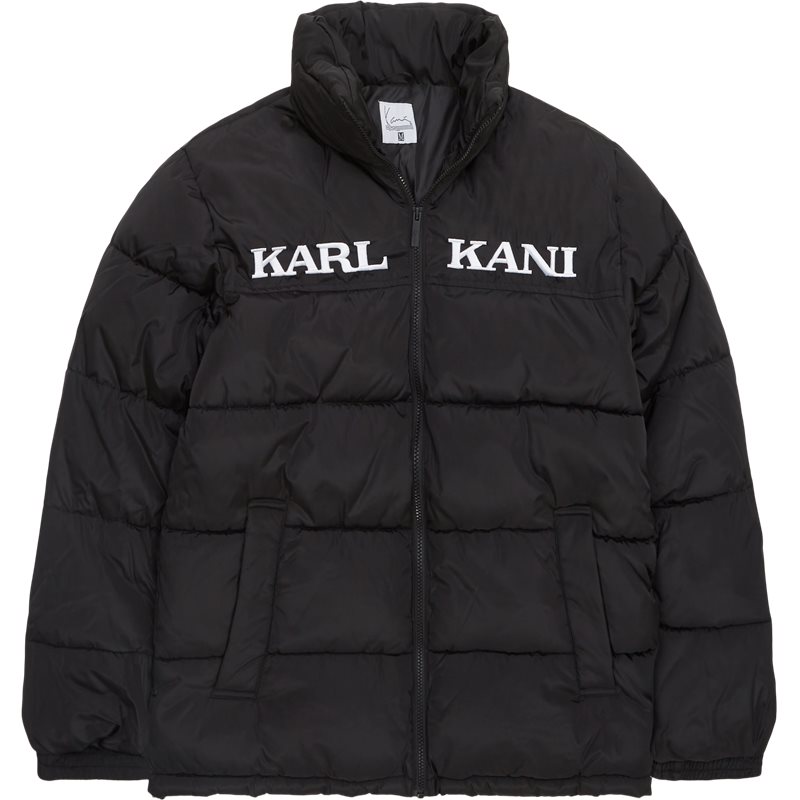 Karl Kani Retro Essential Puffer Jakke Black