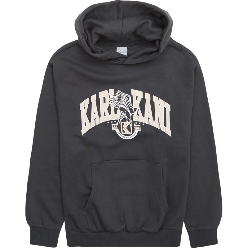 Karl Kani Og Eagle Print Hoodie Antrasite