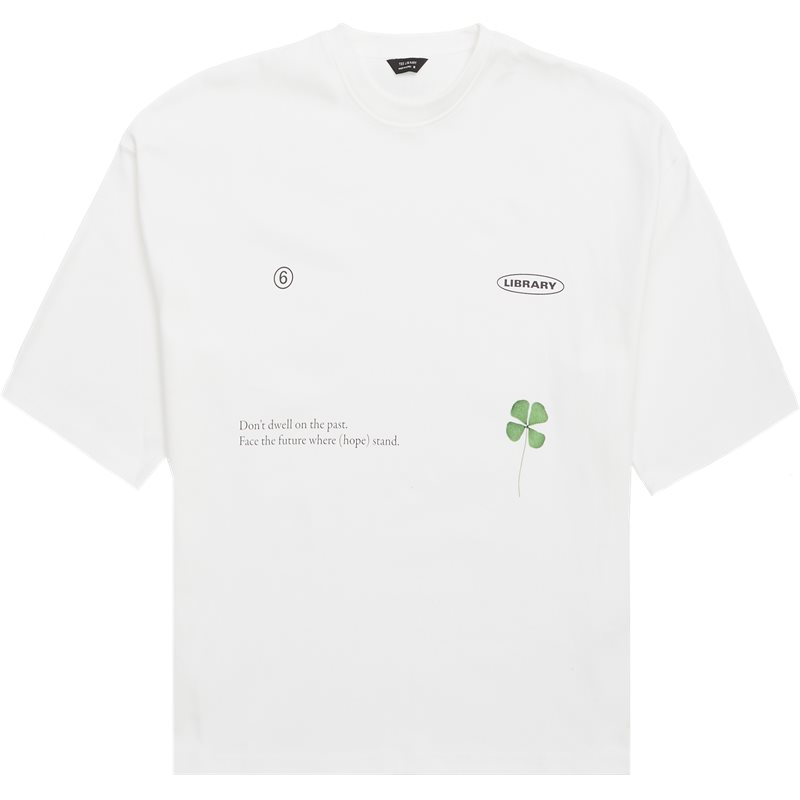 Tee Library Clover T-shirt Off White