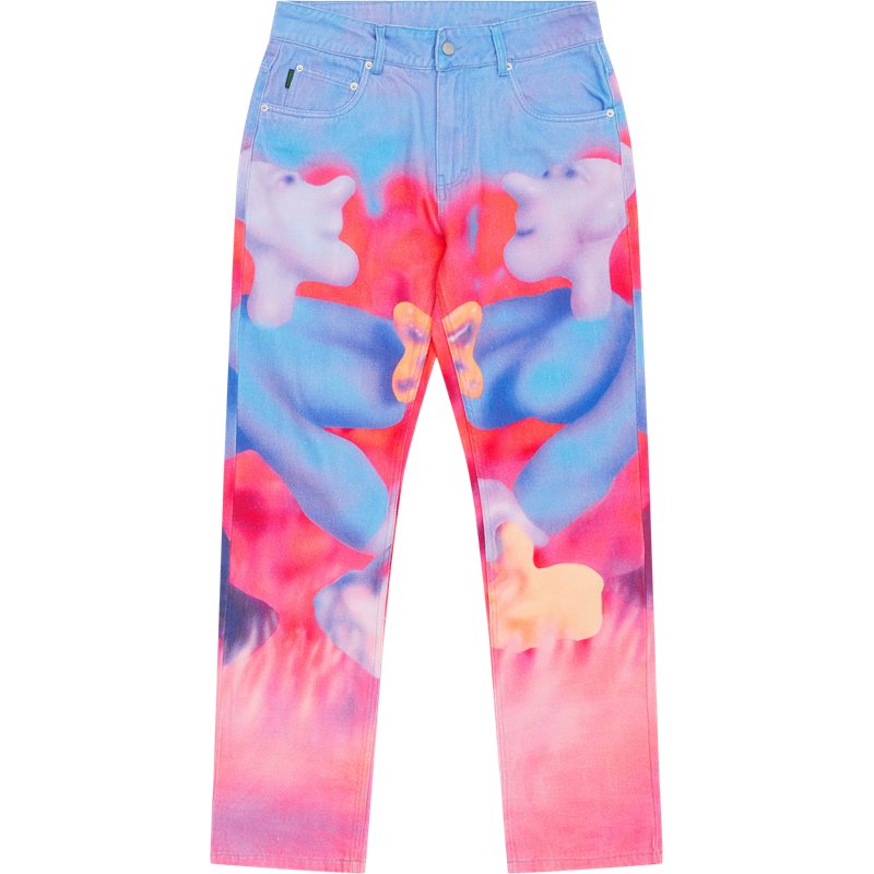 Pleasures Now Interaction 5 Pocket Jeans Pink