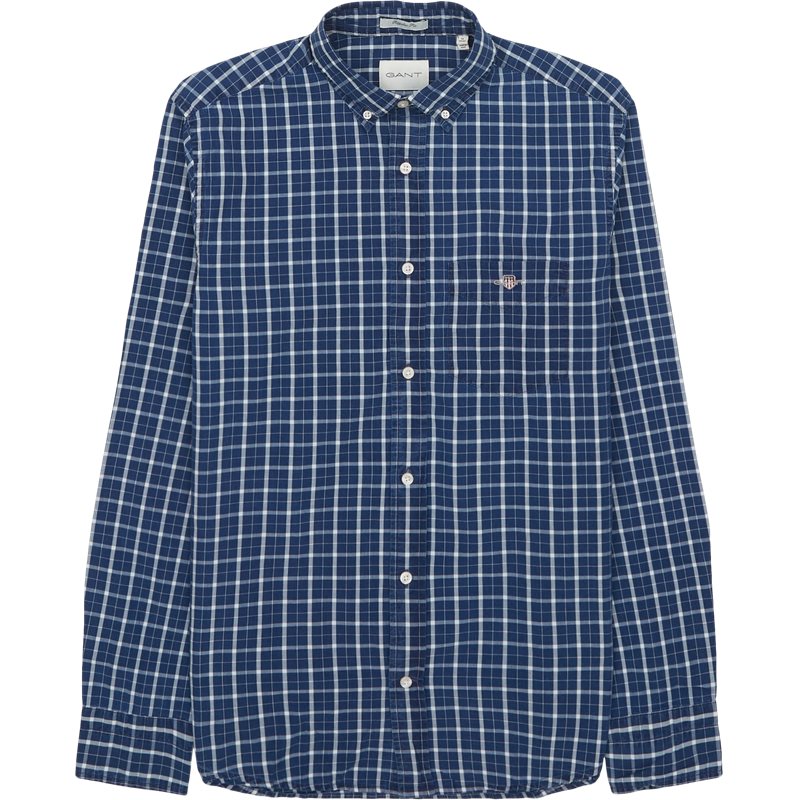 Gant - Indigo Check Skjorte