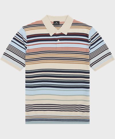 PS Paul Smith T-shirts M2R-334Z-P22360 MENS SWEATER SS POLO Vit