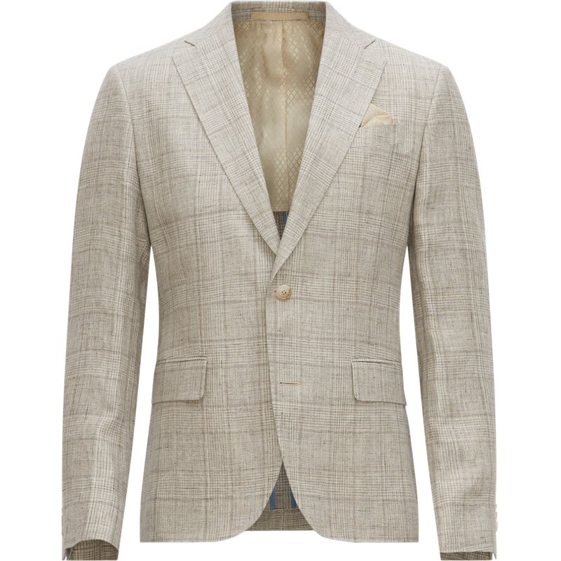 Herretøj UDSALG Sand 6809 B CHECK SHERMAN NAPOLI 1 2 Blazer