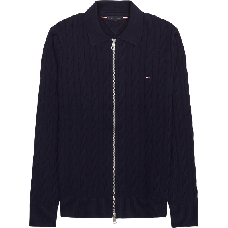 Tommy Hilfiger - Classic Cable Zip Strik