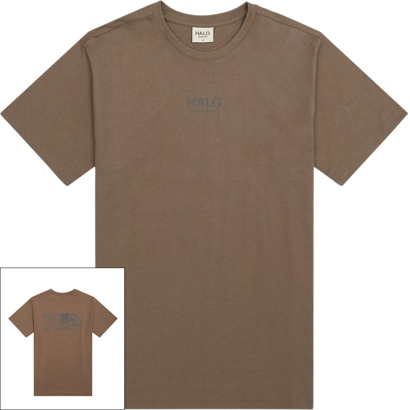 Halo Graphic T-shirt 227364 T-shirts Chocolate