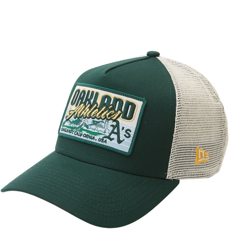 New Era Trucker Patch Oakland Cap Grøn