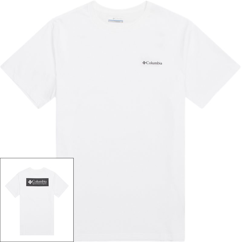 Columbia North Cascades Csc Box Logo Ss Tee34041  T-shirts White