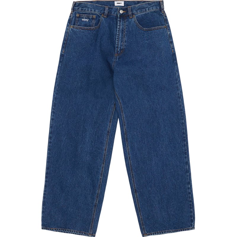 Obey Bigwig Baggy Denim 142010087-stn Jeans Denim