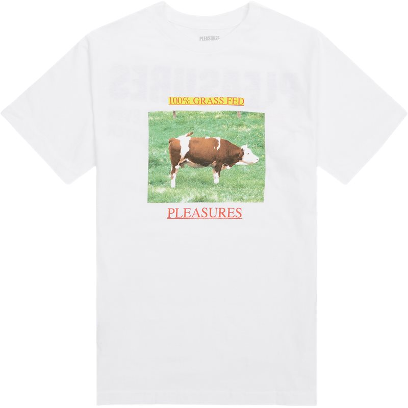 Pleasures Now Grass T-shirts White