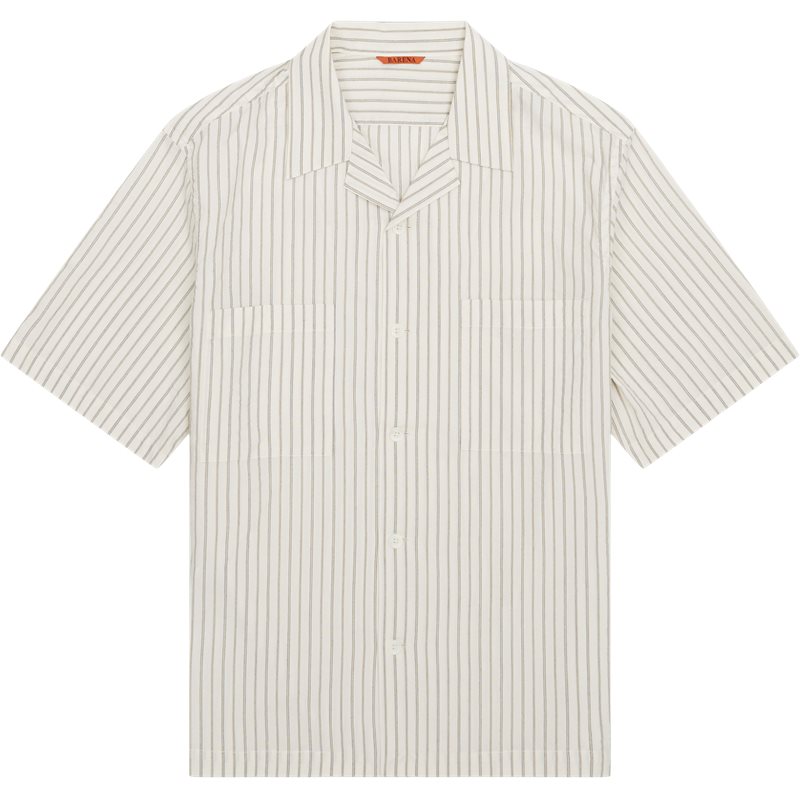 BARENA VENEZIA Regular fit 2764 LENZA SOLARNA Skjorter Off White