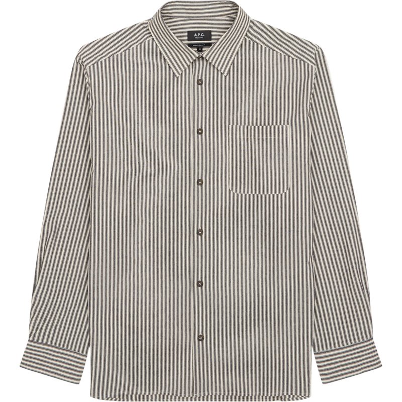 A.P.C Relaxed fit COHGG H32023 MALO Skjorter Sort