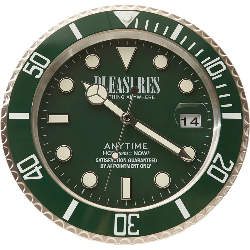 Pleasures Now Anytime Clock Accessories Green