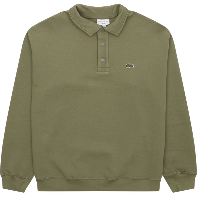 Lacoste Piqué Sweatshirt Army